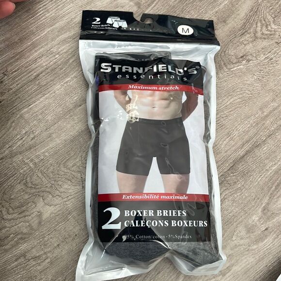 Stanfield's Men's Cotton Boxer Brief Underwear  2 Pack - Picture 1 of 3